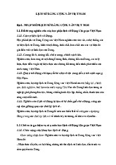 Tài liệu Về Lịch Sử Đảng Cộng Sản Việt Nam: Cương Lĩnh và Thực Tiễn | Lịch sử đảng | Trường Đại học Kinh tế Thành phố Hồ Chí Minh