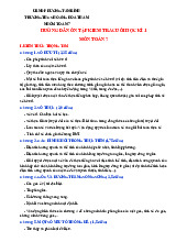 Ôn tập cuối học kì 1 Toán 7 năm 2025 – 2026 trường THCS Hoàng Hoa Thám – TP HCM