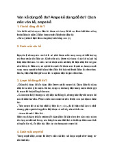 Vôn kế dùng để đo? Ampe kế dùng để đo? Cách mắc vôn kế, ampe kế