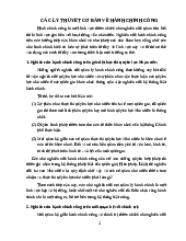 CAC LY THUY_T CO B_N V_ HANH CHINH CONG