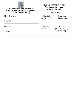 Đề thi tuyển sinh vào lớp 10 THPT Chuyên Phổ thông năng khiếu năm 2022 môn Tiếng Anh (chuyên)