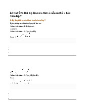 Lý thuyết và Bài tập Trục căn thức ở mẫu của biểu thức Toán lớp 9