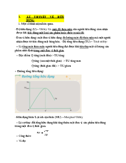 Chương 3: Lý thuyết chung về hữu dụng