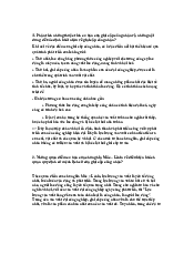 Câu hỏi tự luận chương 2 + 3  - Môn chủ nghĩa xã hội khoa học| Đại học Kinh Tế Quốc Dân