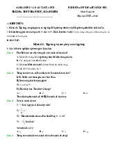 Ôn tập giữa học kì 1 Toán 10 năm 2025 – 2026 trường THPT Trần Phú – Hà Nội