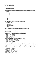 Bài tập chương 2- Phần stack, queue - Cấu trúc dữ liệu và giải thuật | Trường Đại học Bách khoa Hà Nội