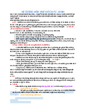 Đề cương môn Triết học Mác - Lênin | Trường đại học Mở Hà Nội