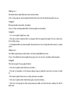 Giải Hoạt động trải nghiệm 10: Định hướng học tập và rèn luyện theo nhóm nghề lựa chọn | Chân trời sáng tạo