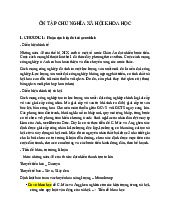 Ôn tập cuối kì Môn Chủ nghĩa xã hội khoa học | Đại học Sư Phạm Hà Nội
