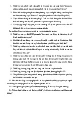 Câu hỏi lý thuyết Chương 4, 5, 6, 7 - Phân tích Chính sách Kinh tế môn Kinh tế vi mô 1 | Học viện Tài chính