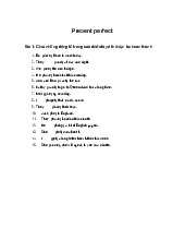 Đề cương môn tiếng anh - Trường Đại học Tài nguyên và môi trường Hà Nội