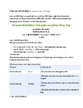 Giáo án STEM lớp 1