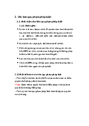 Khái niệm văn bản quy phạm pháp luật | Pháp luật đại cương