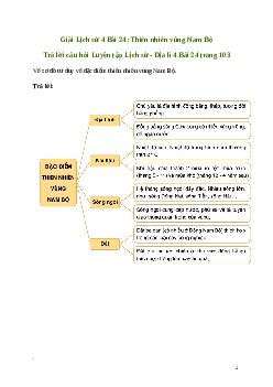 Giải Lịch sử Địa lí lớp 4 Bài 24: Thiên nhiên vùng Nam Bộ | Kết nối tri thức