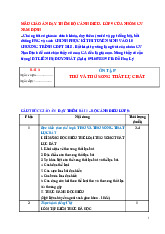 Giáo án dạy thêm bộ cánh diều lớp 9