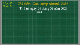 Giáo án điện tử Toán 4 Tuần 21 Cánh diều: Quy đồng mẫu số hai phân số