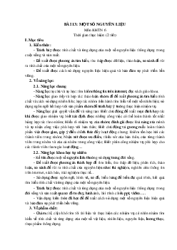 Giáo án Khoa học tự nhiên 6 sách Kết nối tri thức với cuộc sống Bài 13
