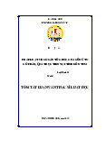 Tóm tắt luận văn thạc sĩ luật học - Luật kinh tế | Trường đại học Luật, đại học Huế