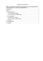 TOPIC : Comparison of Child Marriages and late Marriage the Current Policy of Vietman For Both of It | Đại học Tây Đô