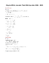 Đề thi tuyển sinh vào 10 môn Toán Sở GD&ĐT Bắc Kạn năm 2024 - 2025