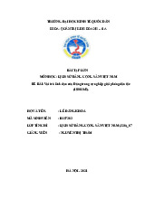 Vai trò lãnh đạo của Đảng trong sự nghiệp giải phóng dân tộc (1930-1945) | Bài tập lớn môn Lịch sử đảng cộng sản Việt Nam