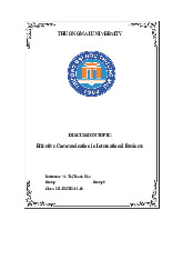 Effective Communication in International Business | Bài thảo luận tiếng anh thương mại