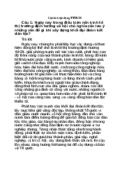 Câu hỏi vận dụng Tư tưởng Hồ Chí Minh | Trường Đại học Công nghệ, Đại học Quốc gia Hà Nội