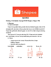 Giới thiệu về trang TMĐT Shopee ( Shopee VN) - Marketing căn bản | Trường Đại học Bách khoa Thành phố Hồ Chí Minh