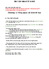 Đề cương ôn tập môn Kinh tế vi mô | Trường Đại học Kinh Tế Quốc Dân