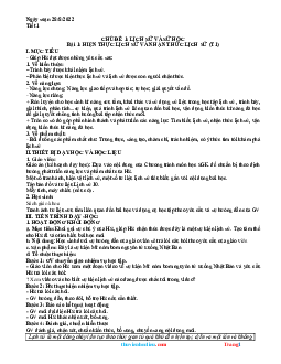 Giáo ấn môn Lịch Sử 10 Kết nối tri thức HKì 1 rất hay