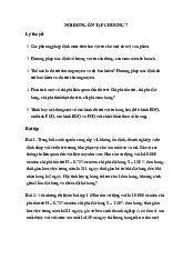 Nội dung ôn tập chương 7 môn Lập kế hoạch doanh nghiệp  | Học viện Nông nghiệp Việt Nam