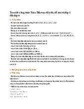 Tóm tắt Công thức Toán Tiểu học đầy đủ, dễ nhớ từ lớp 1 đến lớp 5