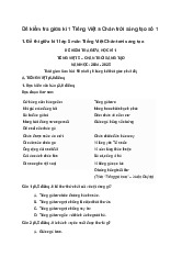 Đề thi giữa kì 1 lớp 5 môn Tiếng Việt Chân trời sáng tạo 2024-2025