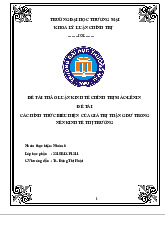 Các Hình Thức Biểu Hiện Giá Trị Thặng Dư Trong Kinh Tế Thị Trường | Bài thảo luận kinh tế chính trị