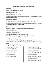 Tổng hợp công thức Toán lớp 8 Học kì 1