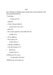 Đề ôn tập bản đầy đủ môn Pháp Luật Đại Cương | Trường Đại học Mở Hà Nội