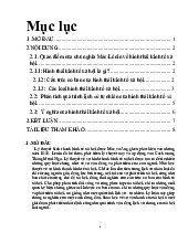 Tiểu luận triết: Phân tích Hình thái Kinh tế xã hội theo Mác-Lênin môn Triết học Mác - Lênin | Trường đại học Mở Hà Nội