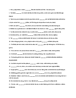 Bài tập ôn tập đội tuyển HSG TA 9 - 95 câu WORD FORM học sinh giỏi Tiếng Anh 9 cấp huyện, tỉnh, thành phố