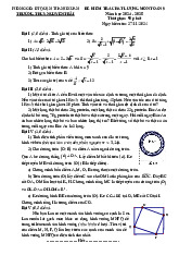 Đề kiểm tra Toán 9 năm 2024 – 2025 trường THCS Nguyễn Trãi – Hà Nội