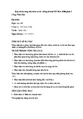 Bản mô tả công việc chăn nuôi – trồng trọt tại TH True Milk phần 2 môn Quản trị nhân lực  | Học viện Nông nghiệp Việt Nam