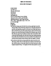 Bệnh án Tăng Huyết Áp - Đánh Giá và Xử Trí Khẩn Cấp