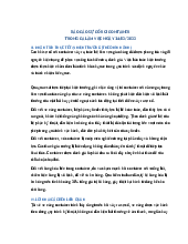 Báo cáo sự cố rơi container trong ca làm việc ngày 14/02/2022 môn Quản trị kho hàng | Trường Đại học Hàng hải Việt Nam