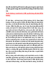 Phân tích Mối quan hệ giữa Cạnh tranh và Độc quyền trong kinh tế thị trường ở Việt Nam | Môn Kinh tế chính trị Mác-Lenin - Đại học Bách Khoa Hà Nội