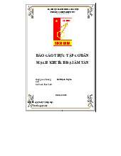 Mạch khuếch đại âm tần | Thực tập cơ bản | Trường Đại học Bách Khoa Hà Nội