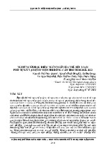 Tạp chí Y dược học Cần Thơ - Nghiên cứu đặc điểm ngôn ngữ của trẻ rối loạn phổ tự kỷ tại Bệnh viện Nhi đồng Cần Thơ năm 2021-2022