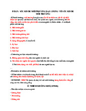 Tài liệu tổng quan về sức khỏe môi trường | Đại học Nguyễn Tất Thành