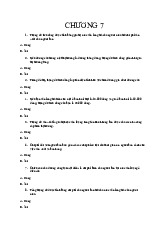 Trắc nghiệm Chương 7: Thặng dư tiêu dùng và sản xuất | Kinh tế vĩ mô | Trường Đại học kinh tế Thành Phố Hồ Chí Minh