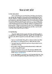Cùng tìm hiểu về đề tài: Tâm lý mẹ bầu - Nhập môn tâm lí học | Đại học Văn Lang