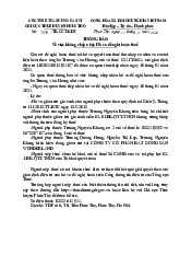 Thông báo số 2579/TB-CCT-KDT của Chi cục Thuế huyện Phúc Thọ (Hà Nội) về việc không chấp nhận Hồ sơ đề nghị hoàn thuế thu nhập cá nhân