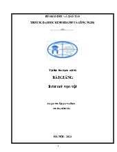 Bài giảng Internet vạn vật môn Công nghệ thông tin   | Trường đại học kinh doanh và công nghệ Hà Nội